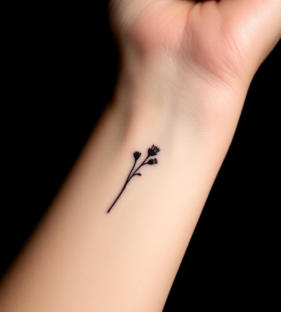Minimal floreale · polso